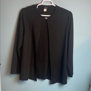 Eileen Fisher Black Knit Top size M